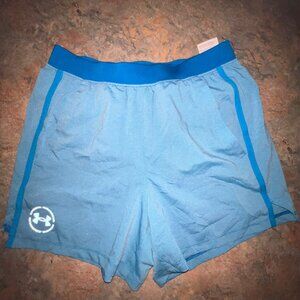 Under‎ Armour Men's Fitted Blue Athletic Shorts - Size Medium